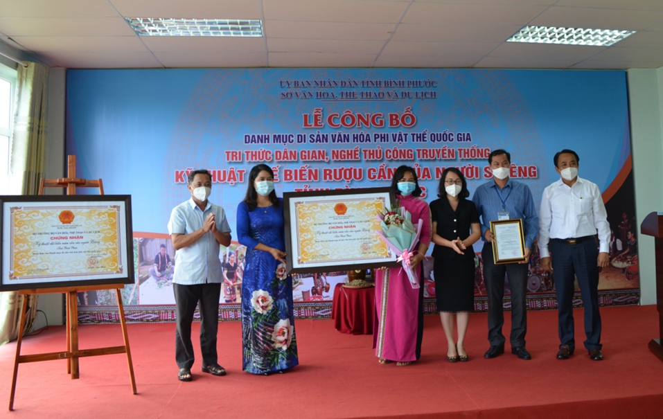 Rượu cần của người S’tiêng Bình Phước - Di sản văn hóa phi vật thể quốc gia